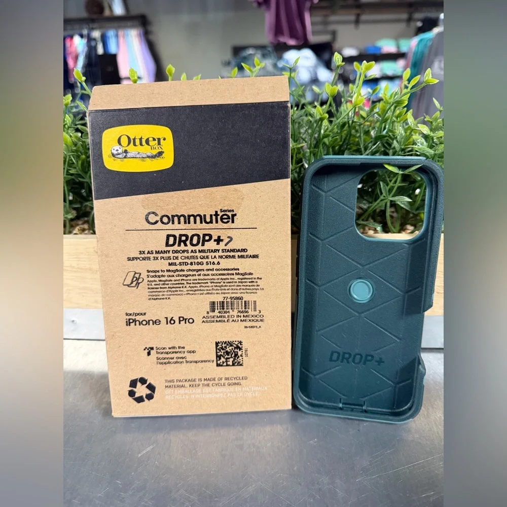 OtterBox iPhone 16 Pro Commuter Series Case - Sagebrush Green